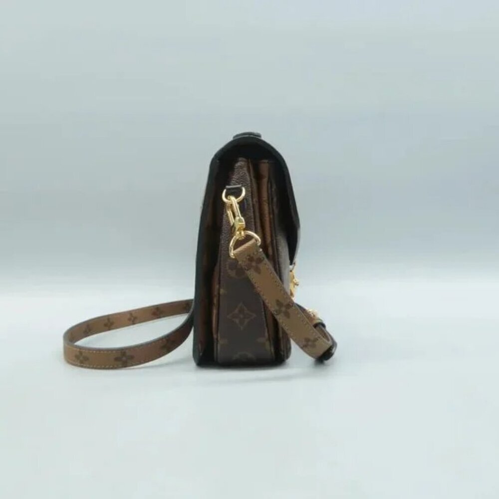 100% Authentic Louis Vuitton Metis Brown Monogram Canvas Satchel 2246-080424 - Picture 3 of 12